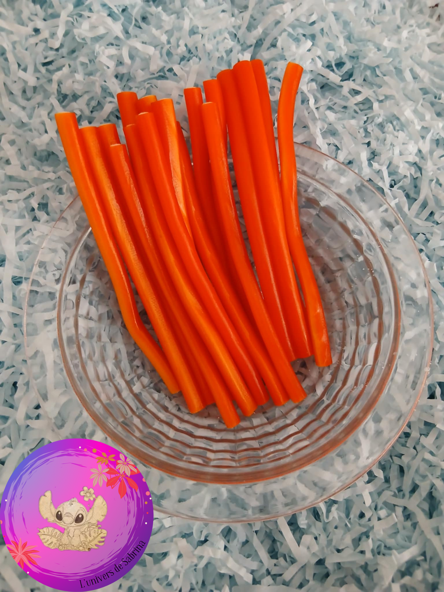 JUMBO FOURRE LISSE ORANGE 11 CM (HALAL)