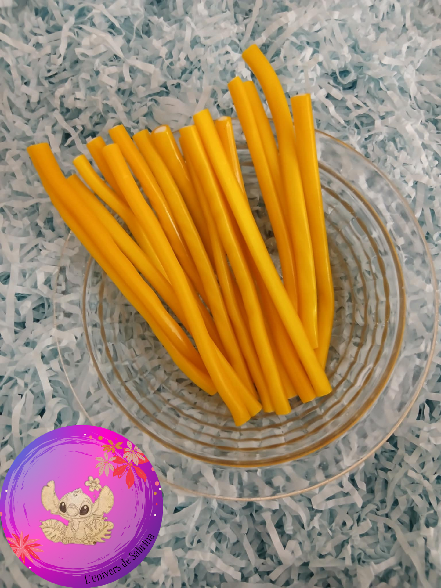 JUMBO FOURRE LISSE CITRON 11 CM (HALAL)