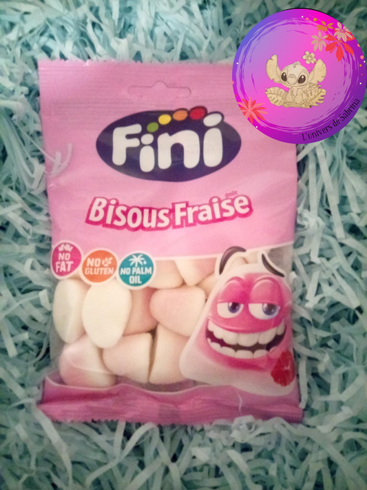 SACHET FINI BISOUS FRAISE (HALAL)