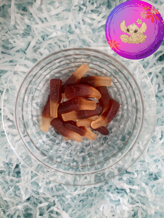 BOUTEILLES COLA LISSES 100G