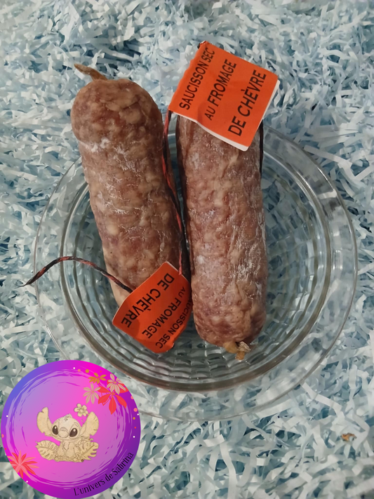SAUCISSON AU FROMAGE DE CHEVRE