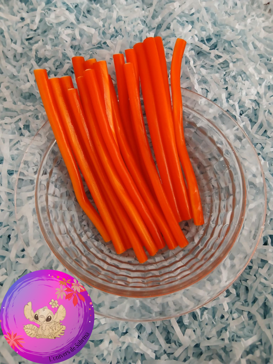 JUMBO FOURRE LISSE ORANGE 11 CM (HALAL)