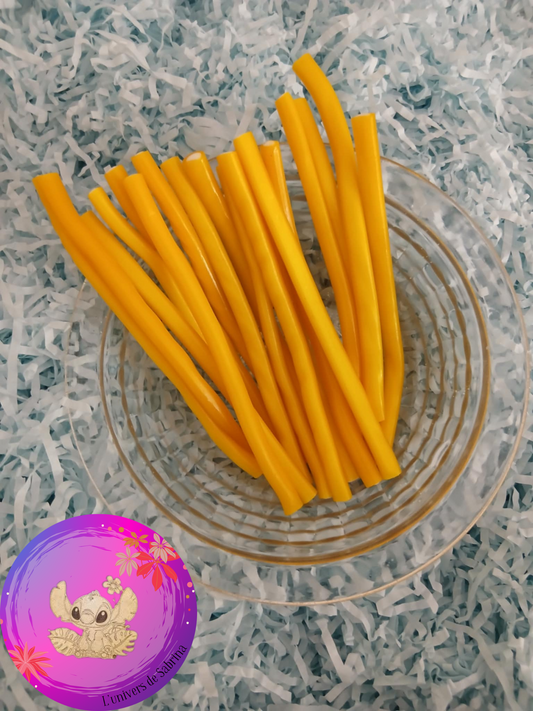 JUMBO FOURRE LISSE CITRON 11 CM (HALAL)
