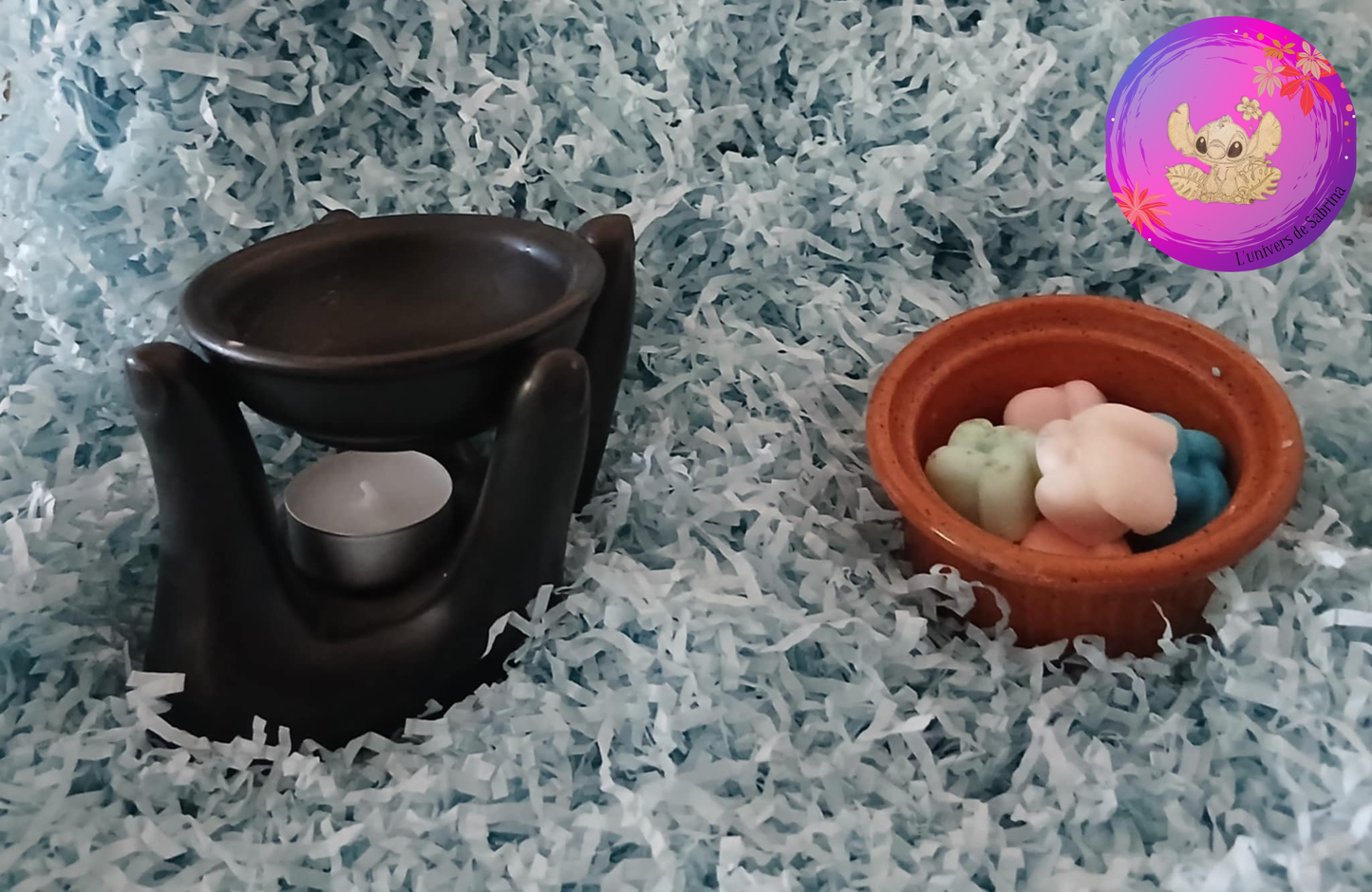 LOT BRÛLEUR MAIN NOIR