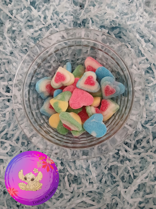 COEURS 3D ASSORTIS SUCRES (HALAL)