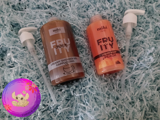 GEL DOUCHE CAPPUCINO ET SAVON LIQUIDE PÊCHE