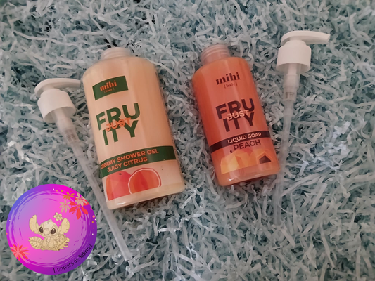 GEL DOUCHE AGRUMES ET SAVON LIQUIDE PÊCHE